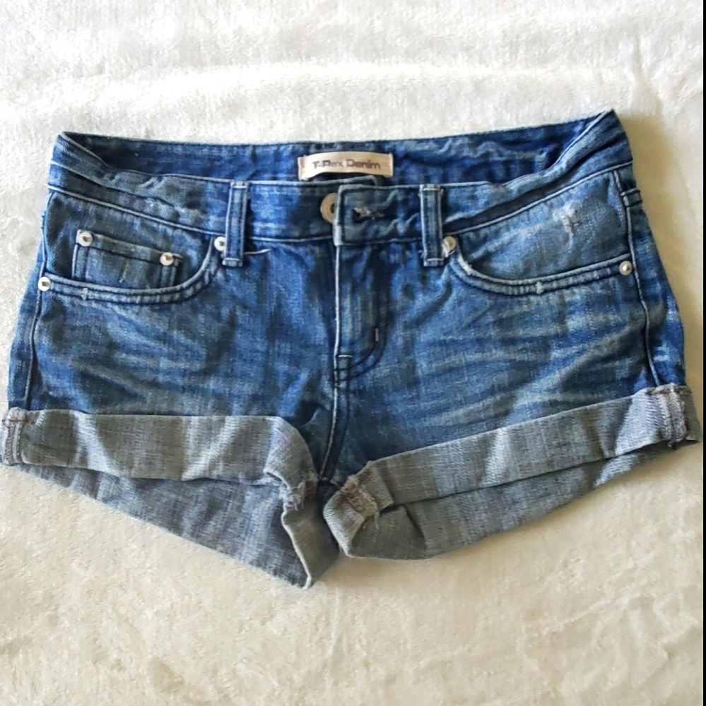 Denim shorts